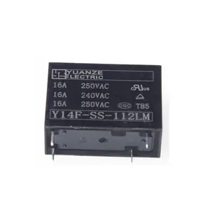 Y14F 5V 12VDC mini power relay 4pin 5pin 5A/16A 250VAC hf14ff Miniature Electromagnetic relays