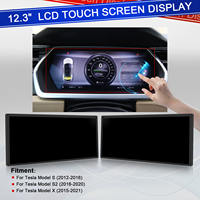 Podofo Pantalla táctil LCD de 12,3 pulgadas Uconnect Radio Navegación Módulo LCD Pantalla de visualización para Tesla Model X S S2 Venta al por mayor
