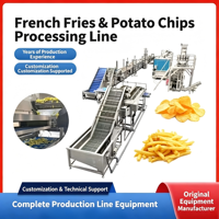 Fabrieksdirect intelligente productielijn voor aardappelchips met een productiecapaciteit tot 6.000 kg per uur