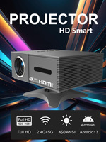 JY535 400Ansi Proyektor Portabel Pintar AutoFokus 4K TV Stick Android Proyektor Siang Hari Home Theater Auto Keystone Proyektor Pintar Beamer