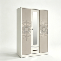 Meubles de chambre à coucher, armoire de rangement en métal, armoire à vêtements, armoire en métal