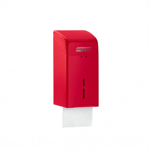 Dispenser di Carta Mediclinics DTH100CS Finitura Satinata Colore Rosso - Product Image 2