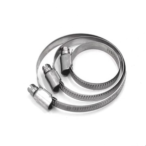 Mỹ có thể điều chỉnh Ống kẹp Worm Gear 201 304 Ống thép không gỉ Kẹp - Product Image 2