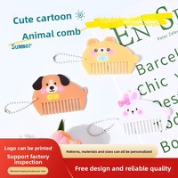 Nouveau Peigne Pendentif Personnalisé à Motif Animalier Décoratif, Thème Anniversaire Dessin Animé, Vente en Gros Personnalisée