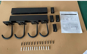 Ganchos para Colgar en el Techo del <span class=keywords><strong>Garaje</strong></span>, Sistema Vertical Organizador Real para <span class=keywords><strong>Bicicletas</strong></span>, Gancho Vertical para <span class=keywords><strong>Bicicletas</strong></span> de Acero Gris, Estante de Almacenamiento para <span class=keywords><strong>Garaje</strong></span> - Product Image 6