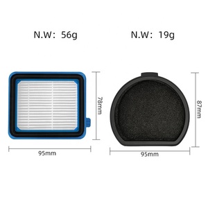Élément filtrant pour <span class=keywords><strong>aspirateur</strong></span> Filtre à poussière pour <span class=keywords><strong>Electrolux</strong></span> Pure F9 PF91-6BWF PF91-5EBF PF91-5BTF/ AEG FX9/ BORK V800 - Product Image 6