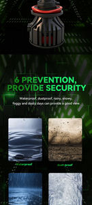 Bombillas LED para Faros Delanteros de 12/24V 60W, Iluminación Automotriz de Alta Eficiencia, Haz de Luz Blanca de 6500K, Compatible con H1/H3/H4/H7/H11/9005/9012 - Product Image 3