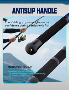 HONOREAL Seaguide SIC 30T Carbon 4.2m 4.5m 80-130g Porte-<span class=keywords><strong>moulinet</strong></span> en acier pour eau salée télescopique 6 sections 250g Cannes à pêche surf - Product Image 6