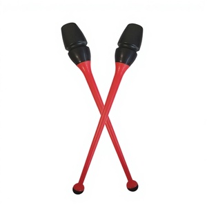 Bastoni per Ginnastica Ritmica Personalizzabili 36cm/41cm/46cm, Unisex, con <span class=keywords><strong>Testa</strong></span> in Gomma e Asta in ABS, per Esercizi Artistici - Product Image 6