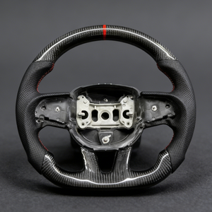 Volant en fibre de carbone forgé sur mesure, très demandé, pour Dodge Charger <span class=keywords><strong>Challenger</strong></span> SRT <span class=keywords><strong>RT</strong></span> TA GT <span class=keywords><strong>Challenger</strong></span> Hellcat 2019-2023 - Product Image 5