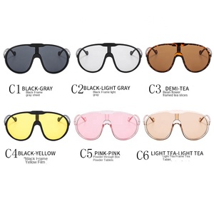 <span class=keywords><strong>Gafas</strong></span> <span class=keywords><strong>de</strong></span> Sol <span class=keywords><strong>de</strong></span> una Pieza Estilo Y2K para Mujer, Montura Grande <span class=keywords><strong>de</strong></span> Moda, Protección UV400, Estilo Futurista - Product Image 3