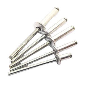 Rivets plats en aluminium brillant non revêtus de 12 mm, conformes RoHS, pour applications de conduits CVC – Approvisionnement direct usine - Product Image 1