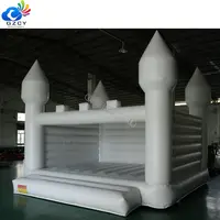 Best Price white wedding inflatable bouncy castle/moon bounce house/bridal bounce for wedding decorate