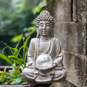 [ข้อเสนอพิเศษ] <span class=keywords><strong>พระพุทธ</strong></span>รูปเรืองแสงสไตล์เซนจากเอเชียตะวันออกเฉียงใต้ สำหรับตกแต่งสวนก<span class=keywords><strong>ลา</strong></span>งแจ้ง สนามหญ้า <span class=keywords><strong>ลา</strong></span>นบ้าน และระเบียง - Product Image 2