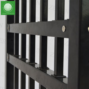 Nouvelle conception de panneau de clôture ornementale en <span class=keywords><strong>fer</strong></span> forgé bon marché, <span class=keywords><strong>piquet</strong></span> métallique pour chantiers de construction avec service de modélisation 3D - Product Image 6