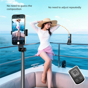 รีโมทบลูทูธ Shoot Stream MagSafe 2.8 นิ้ว พร้อมหน้าจอแสดงผล ระยะส่งสัญญาณ 15 เมตร แบบ Dual-Band ไม้เซลฟี่พร้อมจอภาพสำหรับถ่ายเซลฟี่และไลฟ์สด - Product Image 6