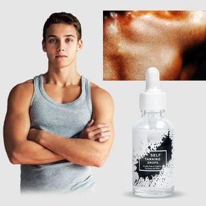 Private Label a base di erbe senza sole pelle nera naturale auto abbronzante gocce vegane protezione solare per la cura del corpo SunlessTanning olio - Product Image 4