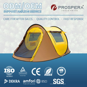 Tentes de camping pliantes automatiques, portables, ultralégères, imperméables, pour la famille, les voyages, la plage, le glamping, les activités de plein air et les bateaux - Product Image 1