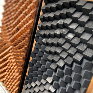 งานศิลปะไม้แกะสลัก 3 มิติ หลากสี งานแฮนด์เมด สไตล์ศิลปะสมัยใหม่ สำหรับตกแต่งผนัง - Product Image 4