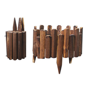 DD1977 extérieur bois bordure paysage clôtures rouleau décoratif printemps Patio piquet chemin cours arbre clôtures jardin bordure - Product Image 1