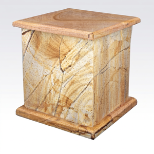 Urnes rectangulaires en teck de Birmanie biodégradables et écologiques, style américain, couleur personnalisée, grande capacité pour cendres humaines – Meilleures ventes - Product Image 1