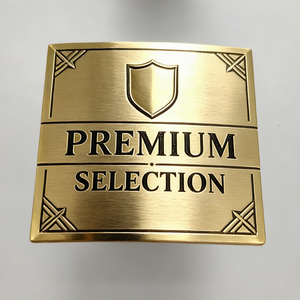 Étiquette Métallique de Luxe ODM OEM pour Parfum, Logo Doré en Relief, Autocollant en Aluminium Brillant Personnalisé pour Pot de Bougie - Product Image 2