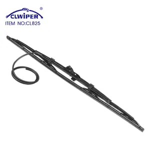 CLWIPER Car Window Wiper Exclusive Rubber Refill Special Metal Frame Wiper Flat Windshield Windscreen Rain Auto Wiper Blades