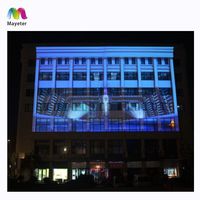 Projecteur immersif de Machine vidéo 3D, grand bâtiment extérieur, Projection de cartographie 3D, hologramme 3D