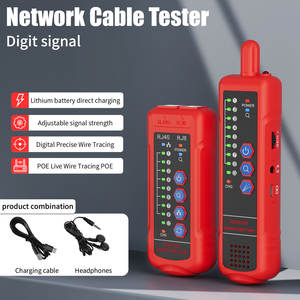 Testador de cabos avançado Alta qualidade RJ11 RJ45 Cat5 Cat6 Telefone Wire Tracker LAN <span class=keywords><strong>Network</strong></span> <span class=keywords><strong>Cable</strong></span> Testers Line Finder - Product Image 2