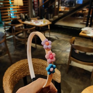 Bande dessinée coréenne mode enfants bandeau de cheveux mignon bébé <span class=keywords><strong>anti</strong></span>-dérapant amour fleur lapin bandeau en gros - Product Image 4