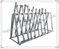 Poteau en acier Q235 galvanisé à chaud, main courante, garde-corps de sécurité antirouille, taille personnalisée pour plateforme industrielle et marche d'escalier