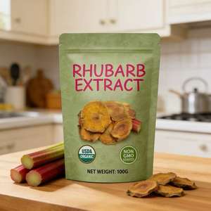 Ekstrak Rhubarb Berkualitas Tinggi yang Larut dalam Air, Pasokan Pabrik, Bubuk Ekstrak Rhubarb Alami - Product Image 3