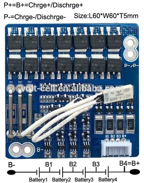 4s 30a bms 4s 30a pcm 12.8v battery bms