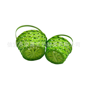 Rongjia Mini Cesta de Bambú 10x7x17cm Hecha a Mano para Almacenamiento de Dulces y Regalos Primavera 2026 - Product Image 2