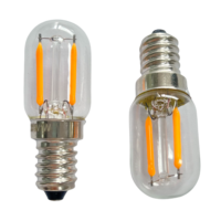 Ampoule LED E14 T22, 12V 2200K 1W, Convient aux lampes à bougies et aux veilleuses.
