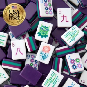 En Stock, Venta al por Mayor, Juego de Mahjong Americano de Lujo de 160 Piezas, Acrílico Grabado de 4 Capas - Product Image 4