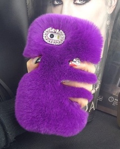 Ốp điện thoại lông thỏ thật 100% 15 màu sắc, bán chạy, sang trọng dành cho iPhone 5c 5s, iPhone 5c 5 5s 4 4s 6 6s 7 - Product Image 5