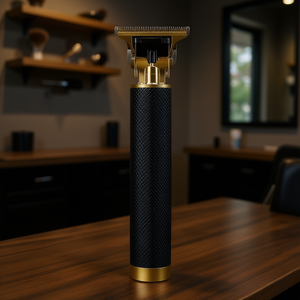 Recortadora de Barba Inalámbrica Profesional con Cuchilla de Acero Inoxidable, 15W, IPX7, Impermeable, Cuerpo Metálico, Funciona con Batería - Product Image 2