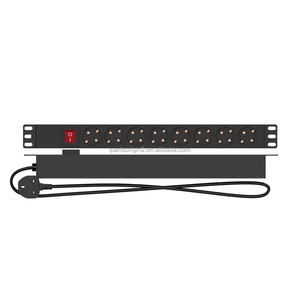 Unidad de Distribución de Energía (PDU) 16A completamente nueva, con enchufe europeo, 8 vías, modular, 1U, para rack de servidor. - Product Image 2
