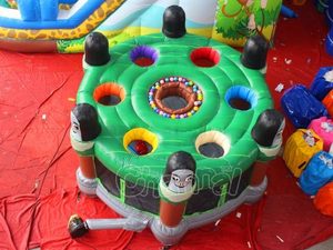 Jeu de sport gonflable commercial Human Whack a <span class=keywords><strong>Mole</strong></span> Gonflable Jumping Adultes Gonflable Interactif 6 Personnes Jeux de sport - Product Image 2