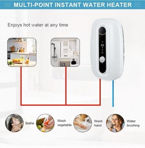 Ce nhà máy trực tiếp Chất lượng cao giá rẻ nhà thông minh nhỏ điện năng thấp dưới bồn rửa tankless tắm điện ngay lập tức nóng máy nước nóng - Product Image 2
