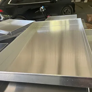 Good thermal conductivity aluminum metal mes punched baking tray.hand welding sheet pans baking tray