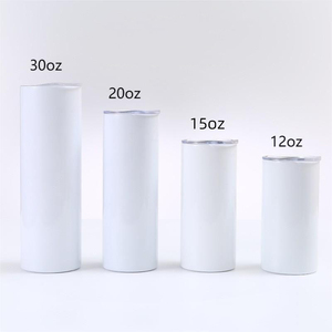 Sublimation Blank Stainless Steel Tumblers 20 oz Straight <b>Small</b> Big Multi Sizes Shapes Vacuum Insulated Cups Bulk Wholesale - Product Image 5