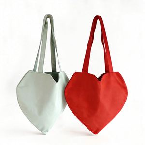 Bolsa de Lona Personalizada con Diseño de Corazón de Dibujos Animados, Ecológica, para Mujeres Amantes de los Extraterrestres, Tamaño Mediano, con Correa para el Hombro, Venta al Por Mayor - Product Image 2