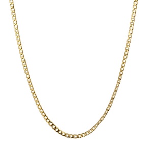 Wholesale Men's Stainless Steel 18K Gold Plated Silver Cuban Link <b>Chain</b> for Anniversary - Product Image 4