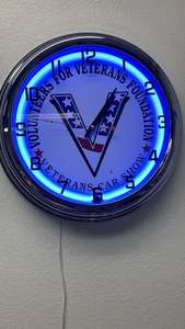 従来のガラス管タワー形状151719インチバッテリードライバー12V15インチ丸いフェイクウォールネオンクロック - Product Image 4