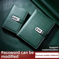 Carnet de notes créatif personnalisé à spirale, à feuilles mobiles, pour étudiants et professionnels, avec serrure, papeterie cadeau en gros