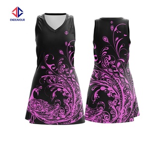 Commercio all'ingrosso top garde personalizzato UNA linea di donne netball uniformi - Product Image 3