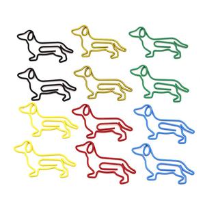 Hadiah Dekorasi jurnal pecinta anjing dan hewan peliharaan klip kertas berbentuk Dachshund warna campuran - Product Image 3