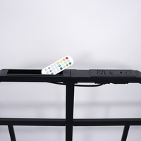 Lit en fer forgé moderne à plateforme Queen, design portable double, idéal pour chambre ou entrepôt, à prix réduit